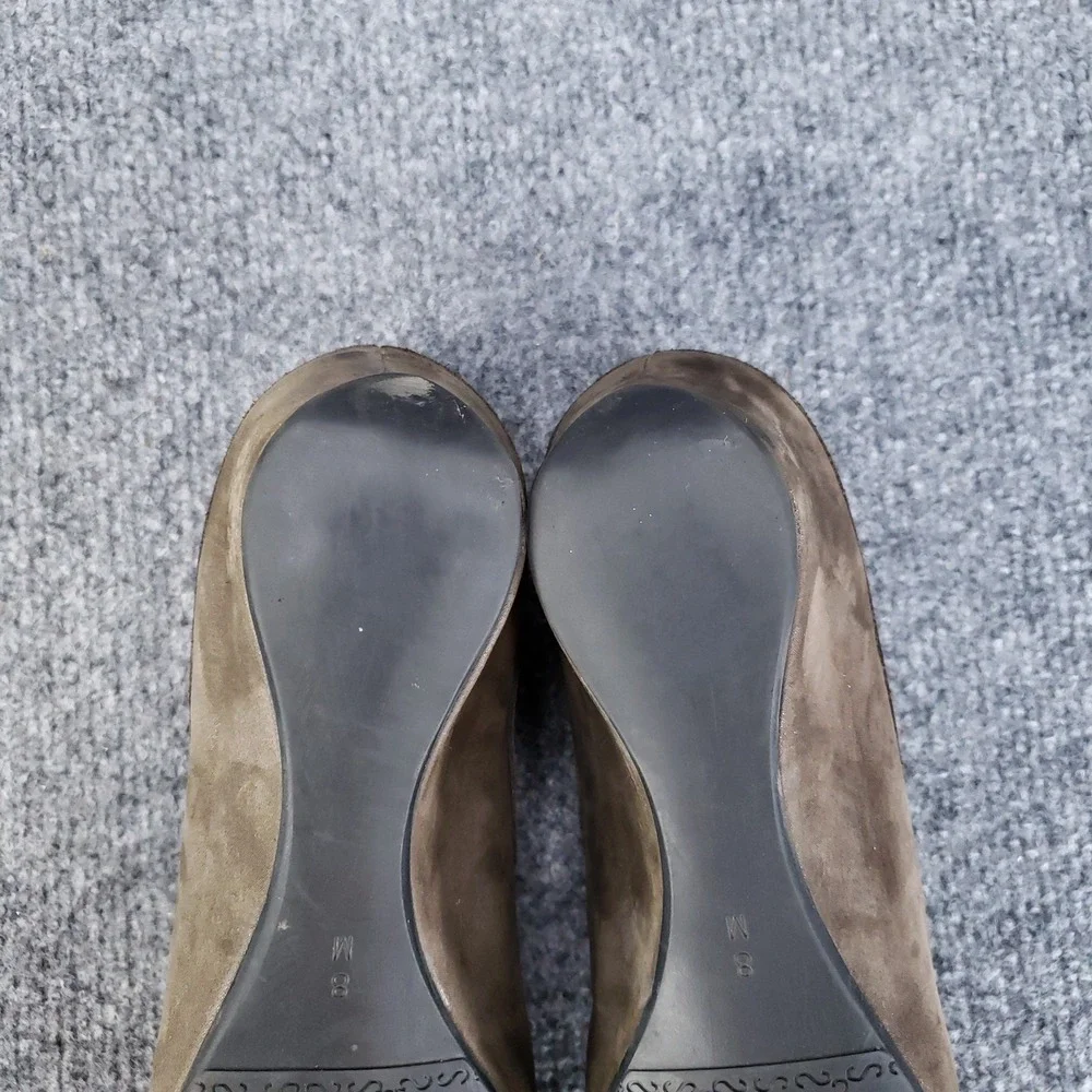 Vaneli Marka Tartufo Planet‎ Shoes Womens Size 8M Brown Wedge Slip On Comfort